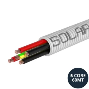 Solarflex 25mm HD UV Pre-wired Conduit 4 x 4mm +E (60mt)